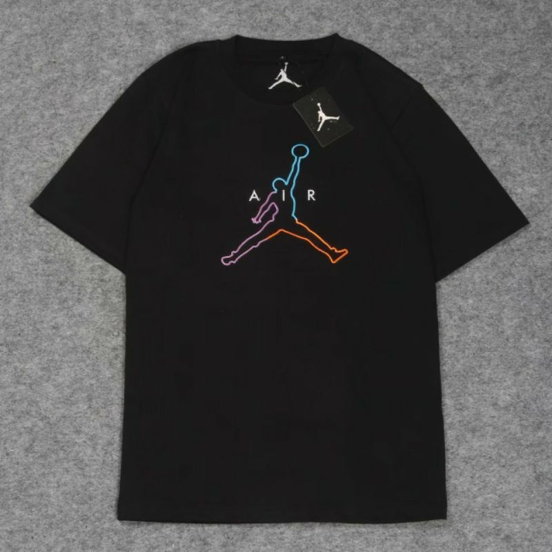 KAOS JORDAN / TSHIRT AIR JORDAN RAINBOW QUALITY ORIGINAL TERMURAH
