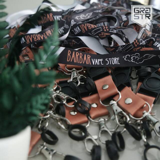

LANYARD CUSTOM FULL COLOUR | TALI ID CARD COLOURFUL KALUNG TALI PRINTING 2 CM 1 SISI 2 SISI | GRGSTR