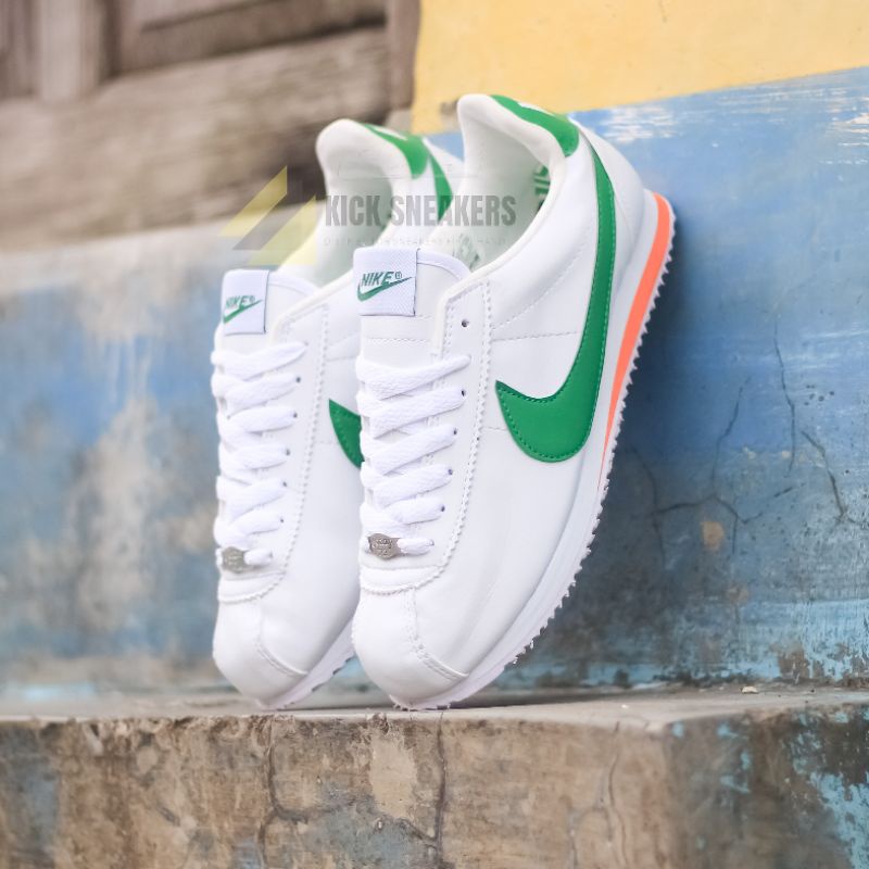 NIKE AIR CORTEZ WHITE BLACK SEPATU PUTIH SNEAKERS PUTIH WANITA-3