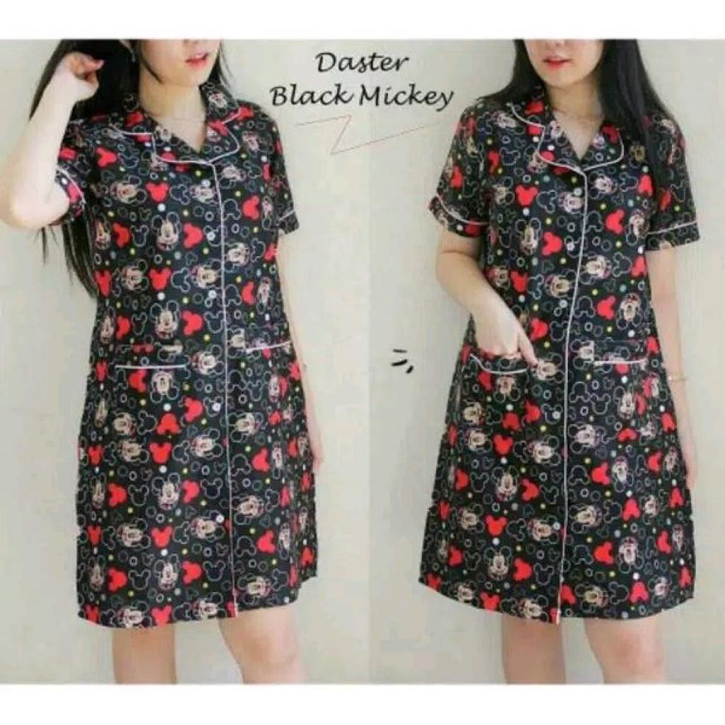  alvin  store DASTER  motif MICKEY HITAM Shopee Indonesia