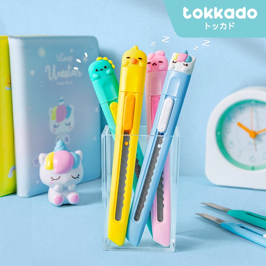 

TOKKADO Fuwa Cutter Blade Pisau Pemotong Kertas Karakter Unik Lucu