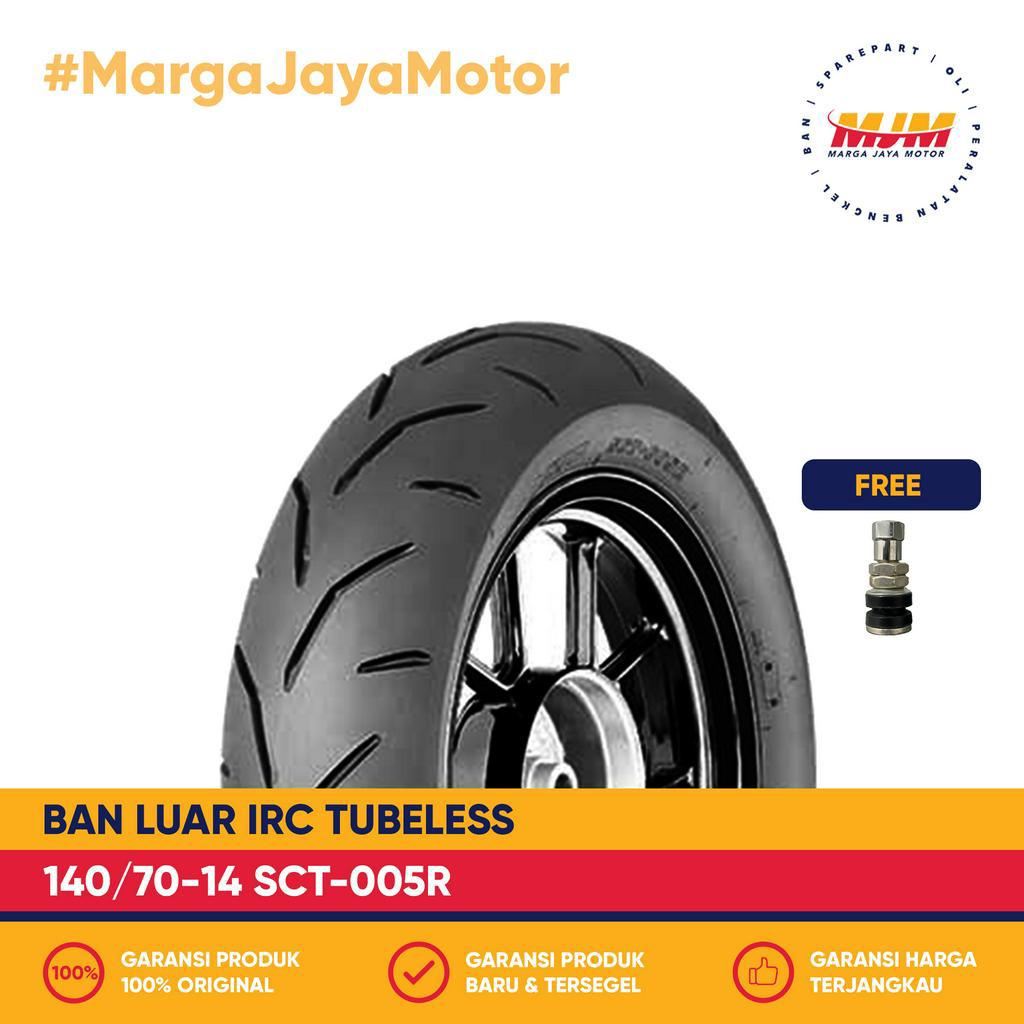 Ban Luar IRC SCT-005R 140/70-14 Tubeless Free Pentil