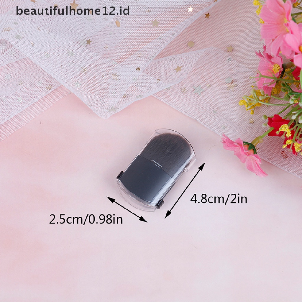 (Kesehatan &amp; Beauty Tool) Kuas Makeup Mini Portable Untuk Blush On / Foundation