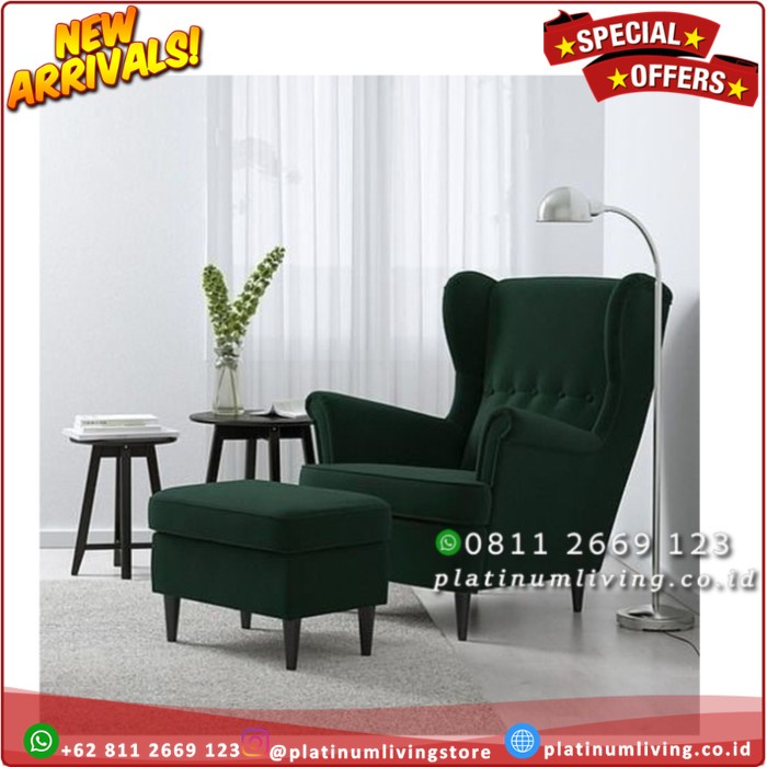 Kursi Sofa Malas Retro, Sofa Santai Modern, Sofa Single Modern Platinumliving Furniture Indonesia