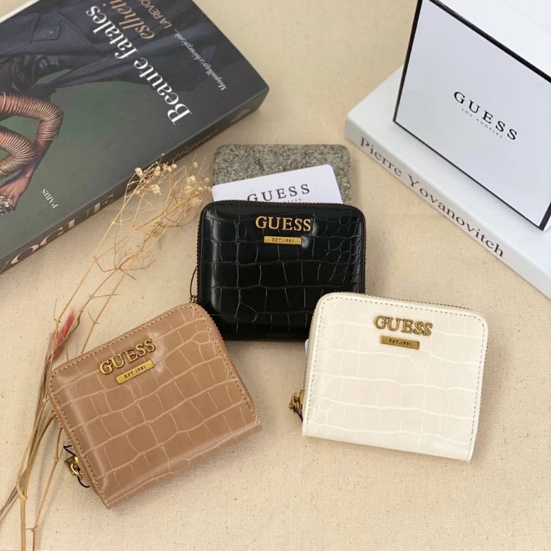 Dompet lipat mini guess gs  croco | short  wallet | best seller