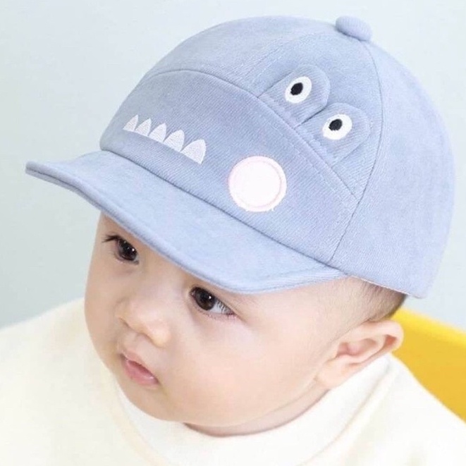 TOPI ANAK BAYI LAKI LAKI PEREMPUAN  MOTIF ALIGATOR TOPI ANAK BASEBALL 3 BULAN SAMPAI 3 TAHUN-7
