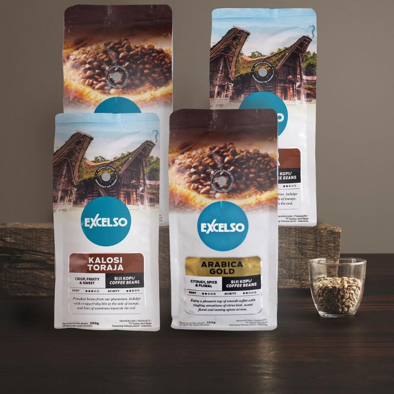 

Excelso Kopi Arabica Gold Biji 200 GR