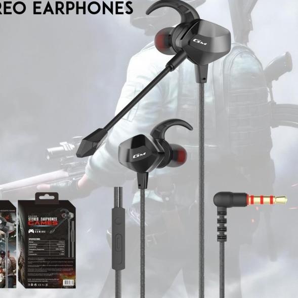 ☝ Headset - Handsfree Gaming GM-007 GM-008 Edifier Stereo Earphones Games Plus Mic Universal Jack Au