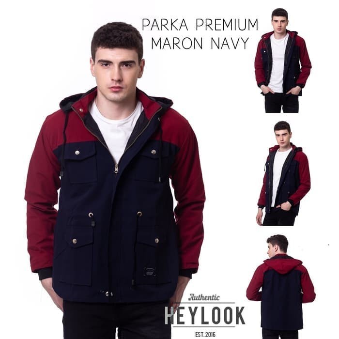 Nikmati Jaket Parka Canvas / Jaket Parka Pria Keren / Jaket Gunung Keren Sale