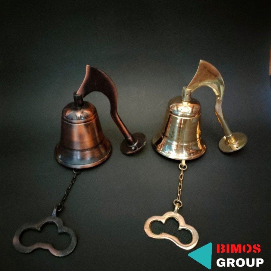 BEL PINTU LONCENG PINTU BEL RUMAH KUNINGAN 7CM LONCENG PINTU RUMAH KLINTINGAN