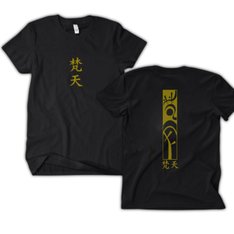 KAOS ANIME TOKYO REVENGERS BONTEN MAFIA MIKEY LOGO / BAJU BONTEN TOKYO REVENGERS TOUMAN GOLD