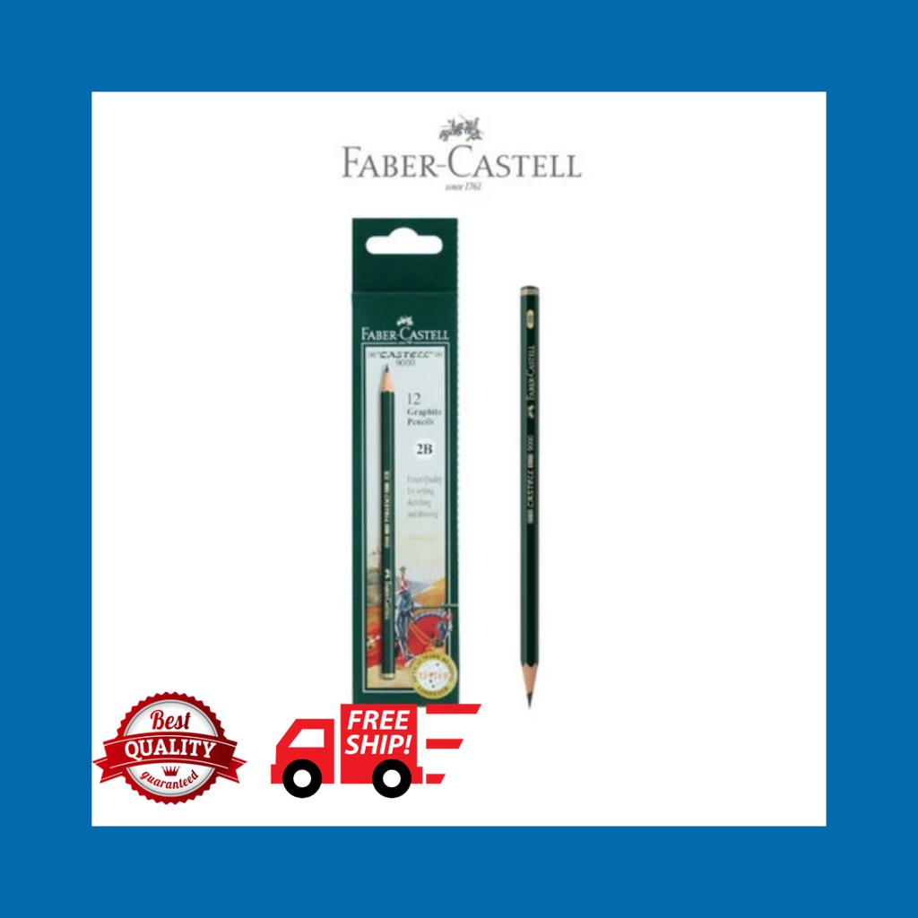 

Pensil Faber-Castell 9000 - 2B Alat Tulis Sekolah Per Pcs