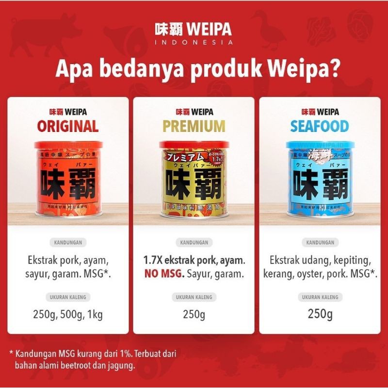 Weipa Premium Seafood 250gr
