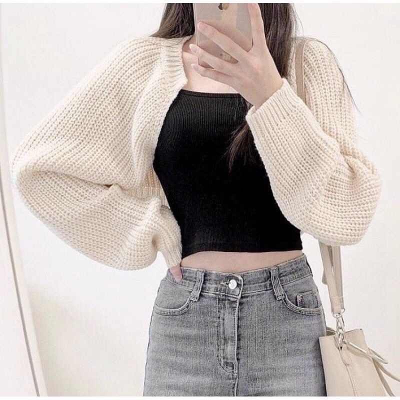 VK CROP CARDY/BOLERO CARDY/CROP BOLERO CARDIGAN/CARDIGAN