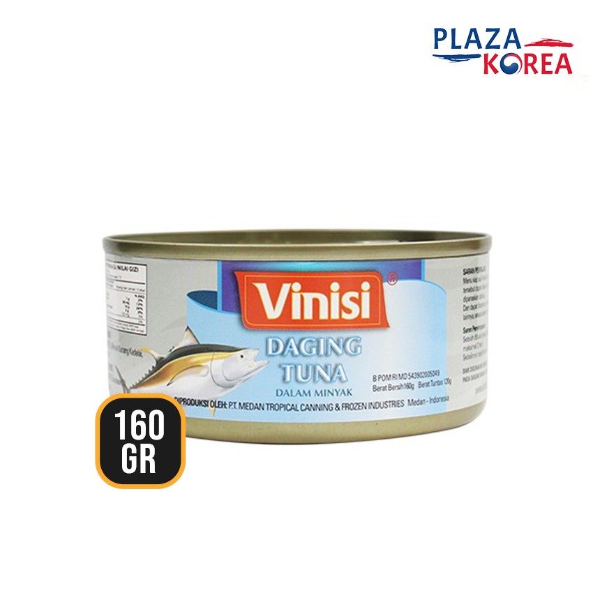 

VINISI CHUNK LIGHT TUNA TANPA MSG 160 GRAM - IKAN TUNA KALENG