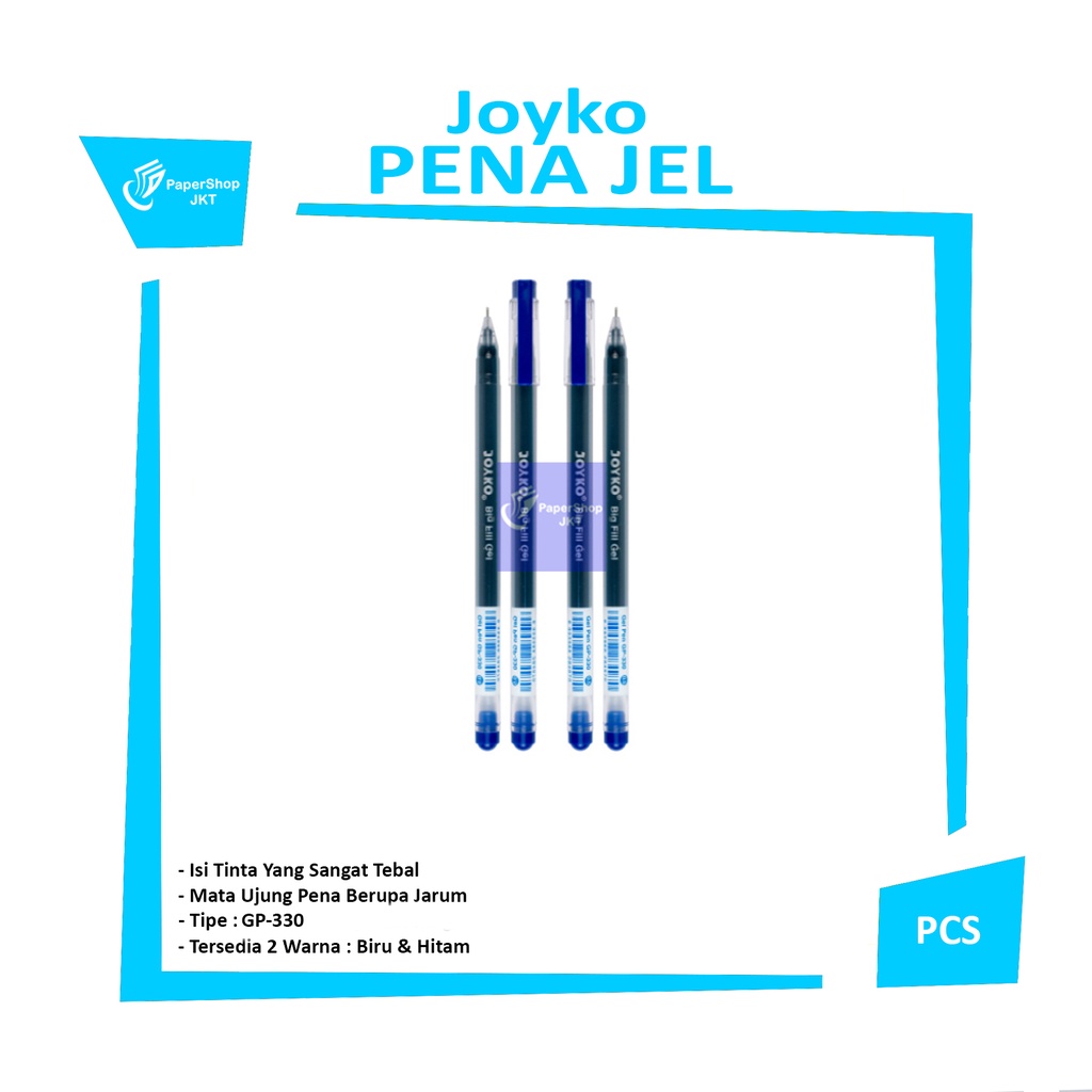 JOYKO – Gel Pen Pulpen GP-330 – 05mm – Lusin