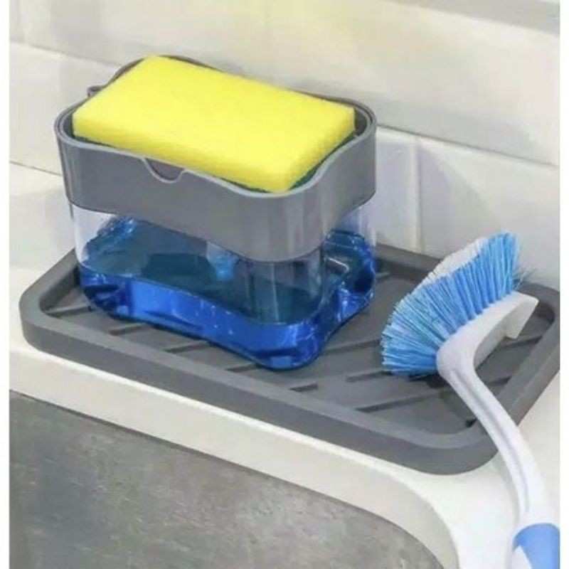 DISPENSER SABUN CUCI PIRING BUSA SPONGE HOLDER SPONS CUCI DISPENSER SABUN UNTUK DAPUR SOAP PUMP HOLDER SPONS SPONGE CUCI KOTAK SABUN TERMURAH