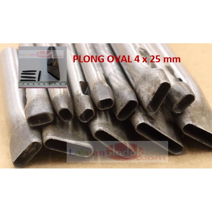 

Plong Oval 4mm x 25mm - Punch Hole Leather Oval-Plong/Pembolong Oval 4mm x 25mm