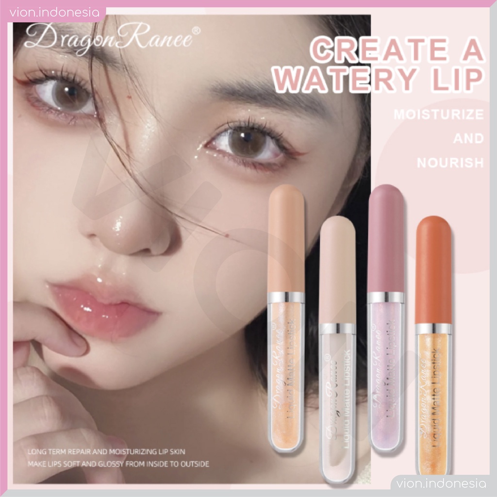 DRAGON RANEE Jelly Colorful  Lip Gloss Lip Oil Moisturizing Melembabkan Mencerahkan Bibir Original DR003