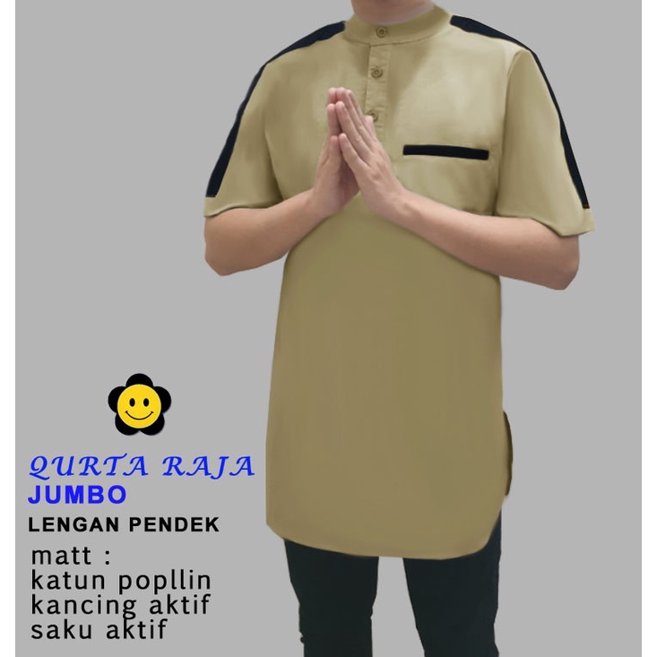 CTN Baju muslim koko QURTA pendek terlaris best seller