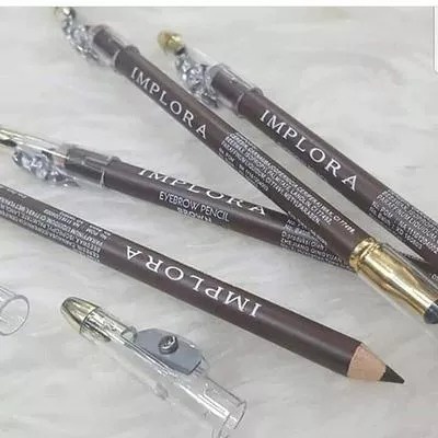 Pensil Alis Implora Coklat Eyebrow Pencil Celak Alis Warna Cokelat