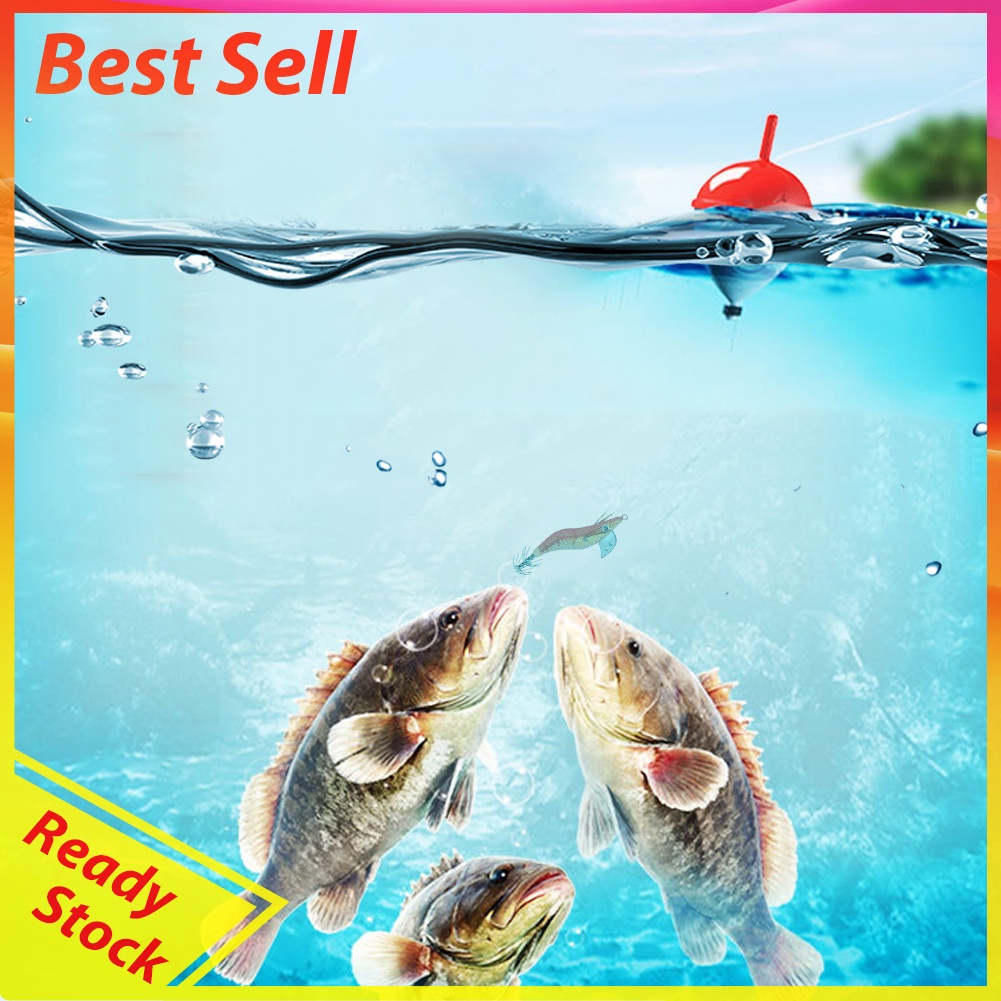 Squid Bait Wood Shrimp Jig Hook Fishing Octopus Cuttlefish Artificial Lure