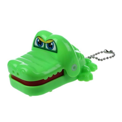 JE.ID Mainan Crocodile Gigit Mini Gantungan Buaya Mainan Buaya Gigit Jari Mini Gantungan Kunci Buaya Gigit Mini Untuk Bermain Tantangan Yang Seru Gigitan Buaya Emulational Crocodile Toy ABS Plastic