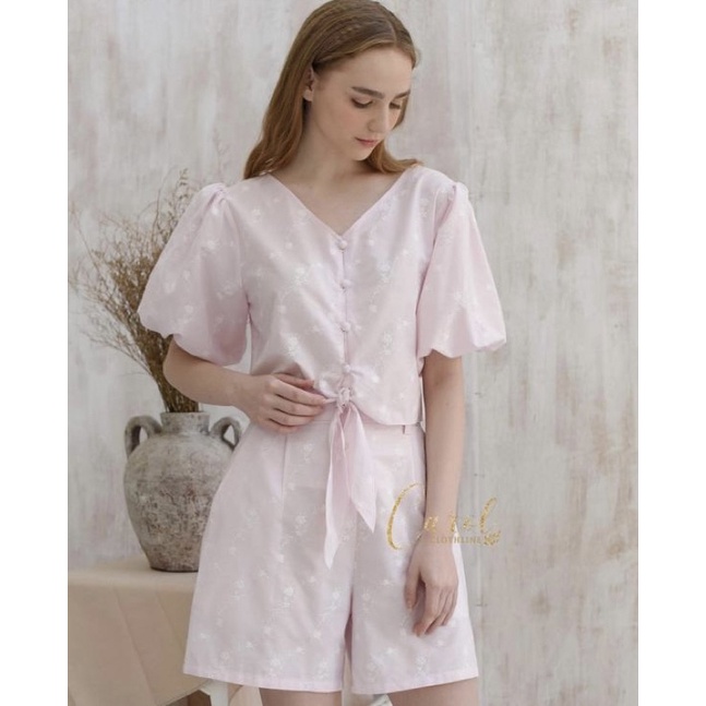 carol clothline carol dailywear Jasmine set in yellow preloved