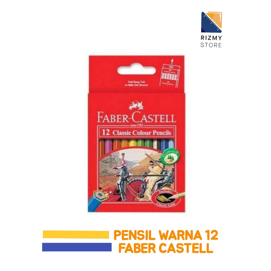 

Pensil Warna FABER CASTELL 12 Pendek