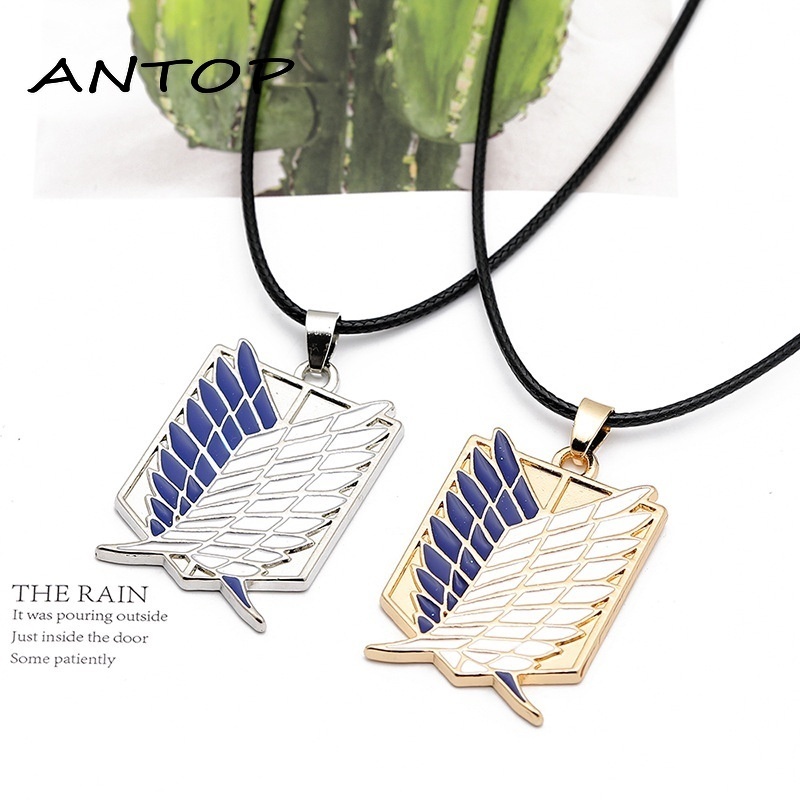 Liberty Wings Liontin Kalung/paduan Pasangan Liontin Aksesoris Fashion Unisex ANTOP