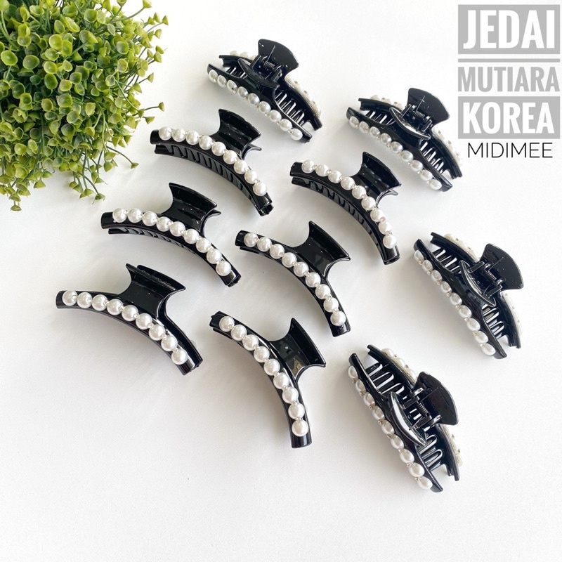 Jepit Rambut Salon Korea Mutiara / Jedai 7cm / Jedai Doff / Jepit Rambut Matte / Jepit Salon