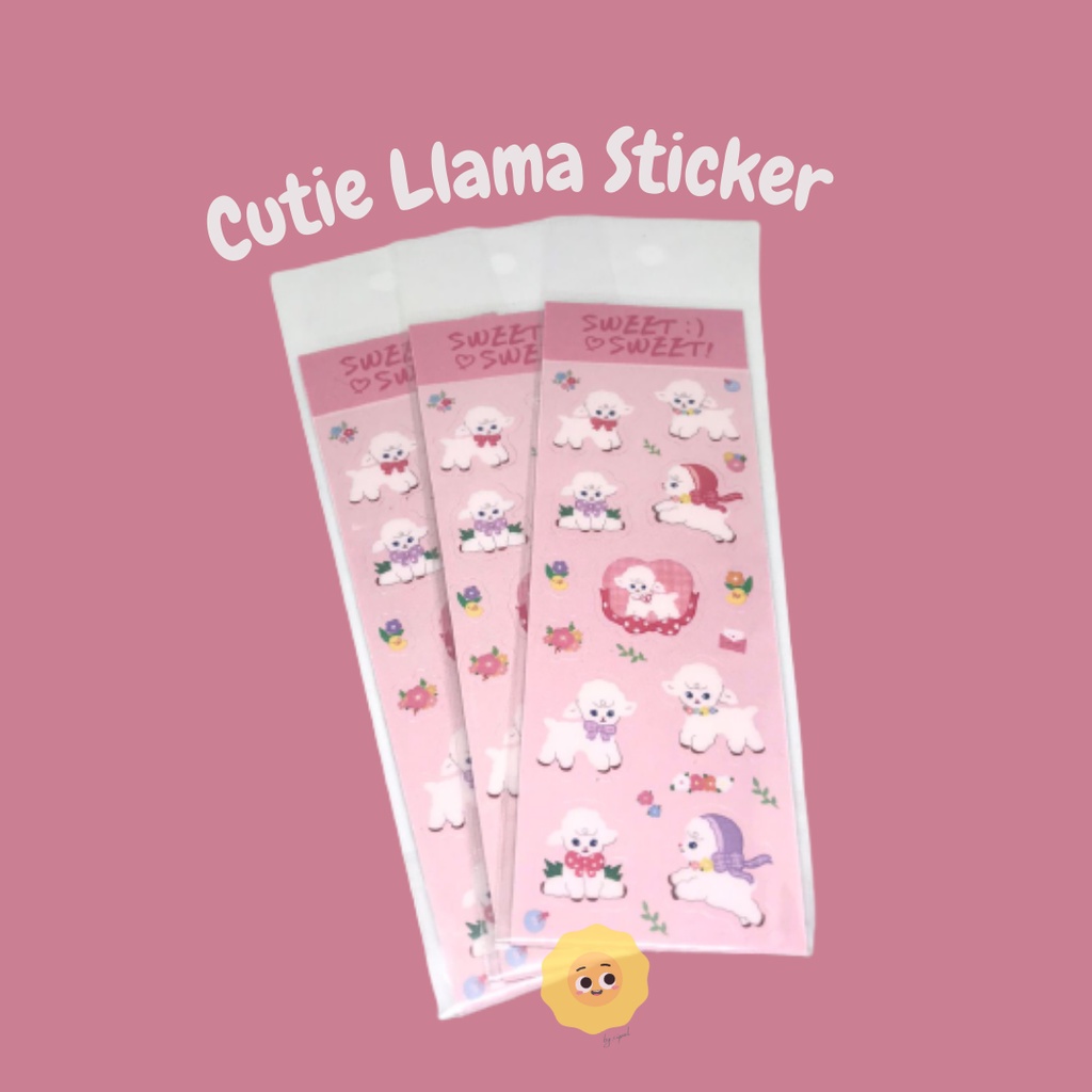 

Cutie Llama Sticker