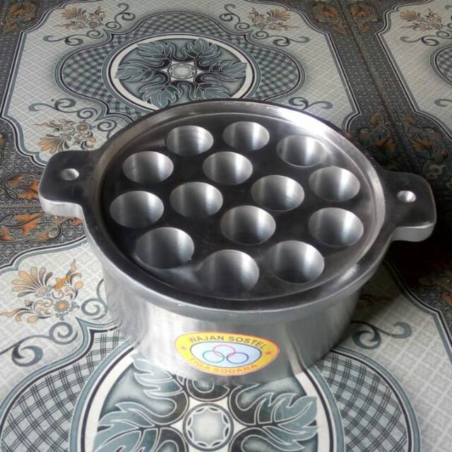 Wajan/Cetakan/Alat sostel mini (SOSIS TELUR) lubang 14 ,kedalaman 8cm diameter 3,1cm