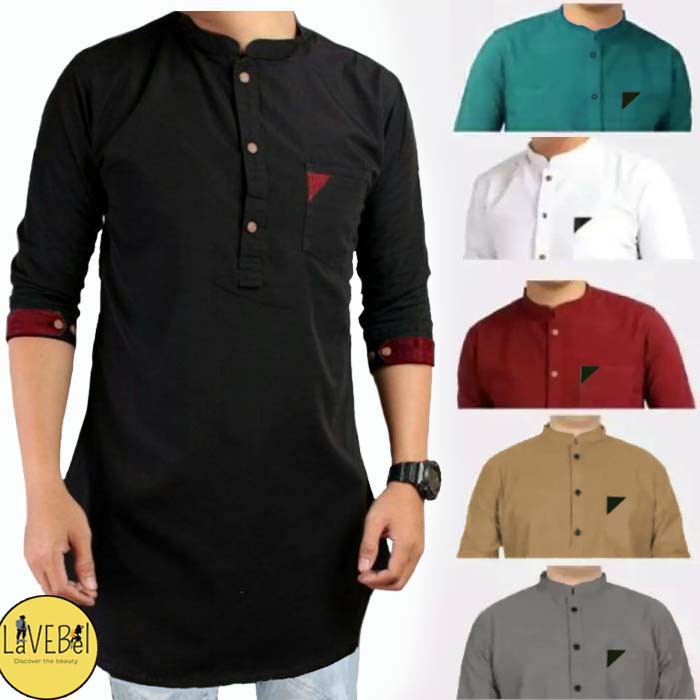 LVB Koko Kurta Pakistan ARIF / Baju Koko Pria/ Baju Muslimin /Atasan Muslim Pria / Uk.M-L-XL-XXL-3XL