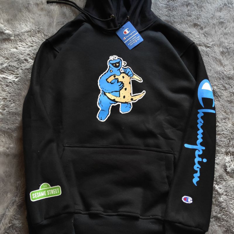 Sweater Hoodie Champion X Sesame Street FullTag &amp; Lebel