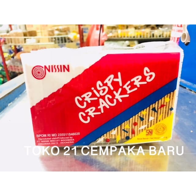 

Nissin Crispy Crackers Original 225 gram | Krakers Wafer Biskuit Keju Murah 225g