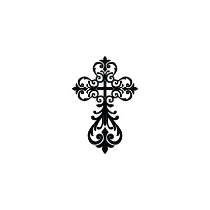 

POTATOO JACINTA CROSS Temporary Tatto Sticker