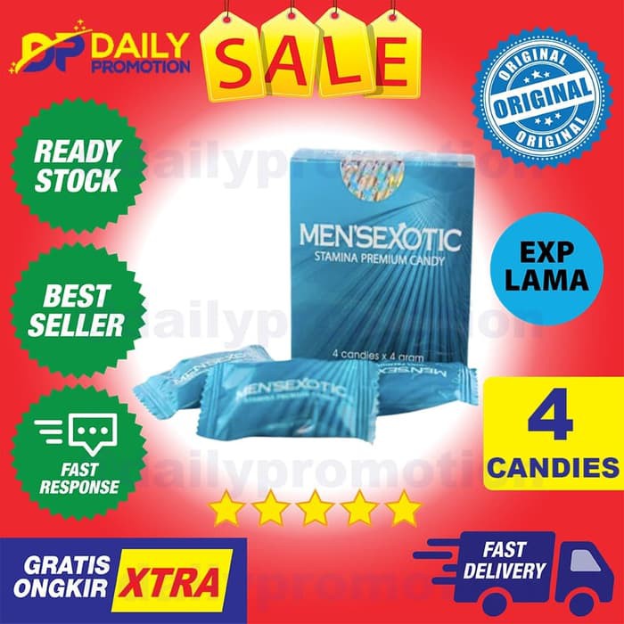 Murah MENSEXOTIC CANDY PERMEN OBAT VITALITAS STAMINA KUAT LAKI PRIA DEWASA Spesial