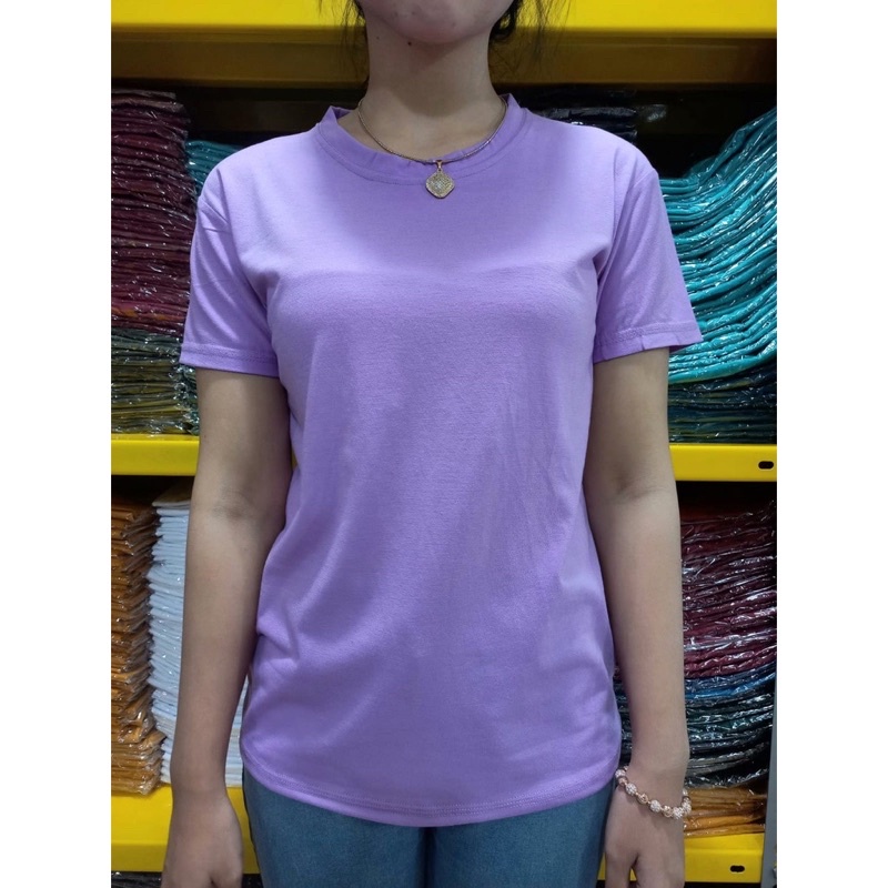 KAOS POLOS WANITA O - NECK