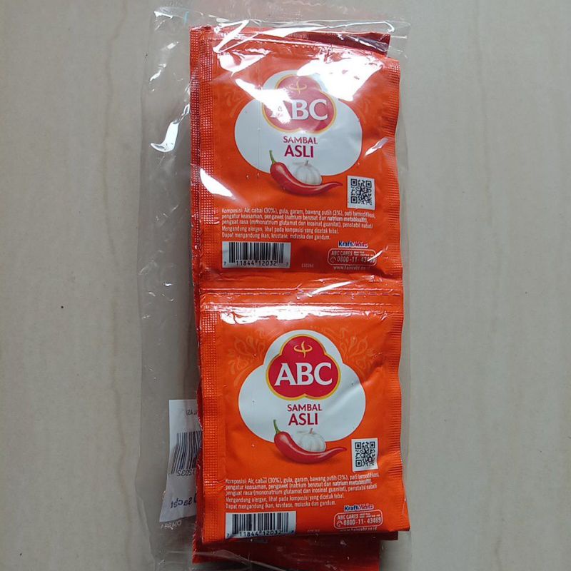 

Sambal Sachet / ABC 1000 / isi 10 pcs