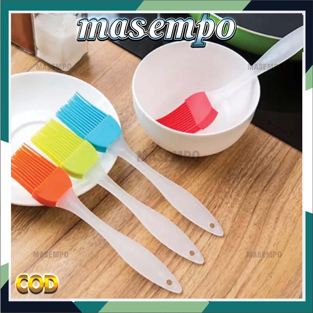 KUAS SILICONE ROTI BRUSH KUAS OLES BUMBU BBQ CAKE SELAI MENTEGA TAHAN PANAS