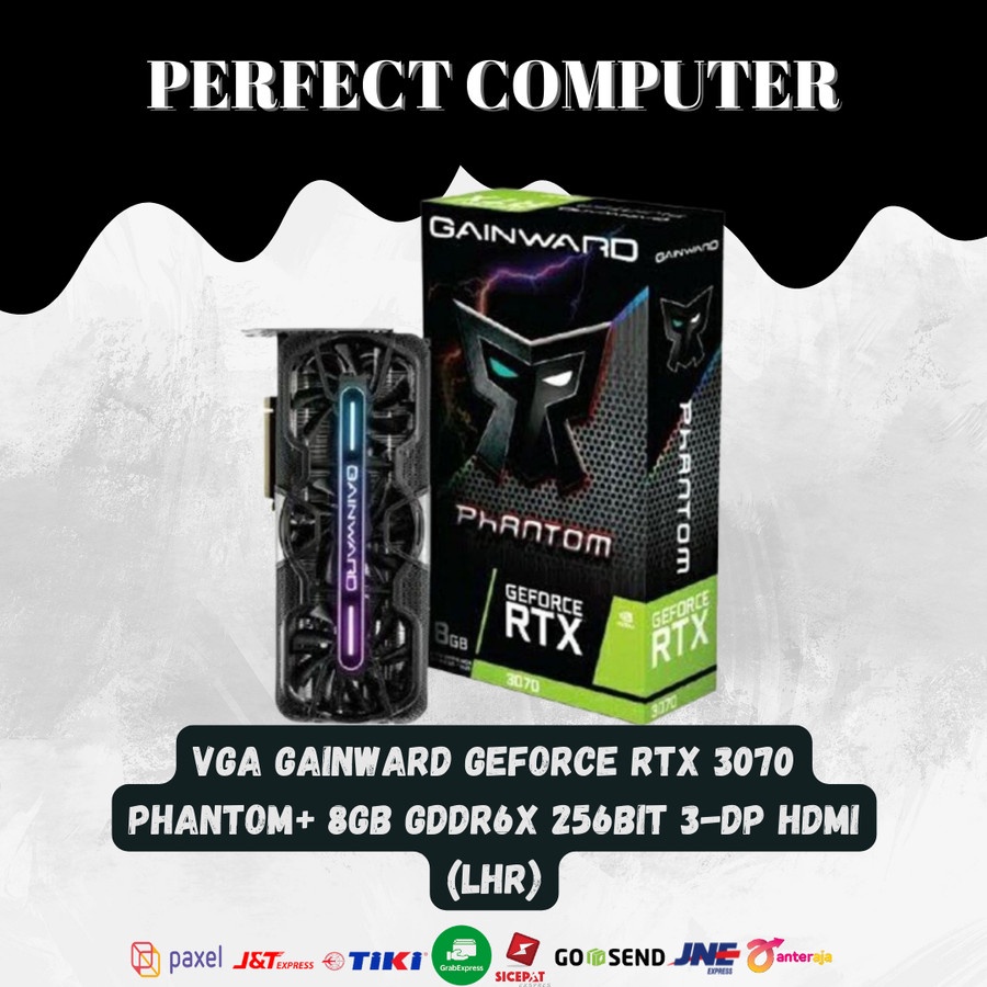 VGA GAINWARD RTX 3070 PHANTOM+ 8GB GDDR6X 3-DP HDMI LHR
