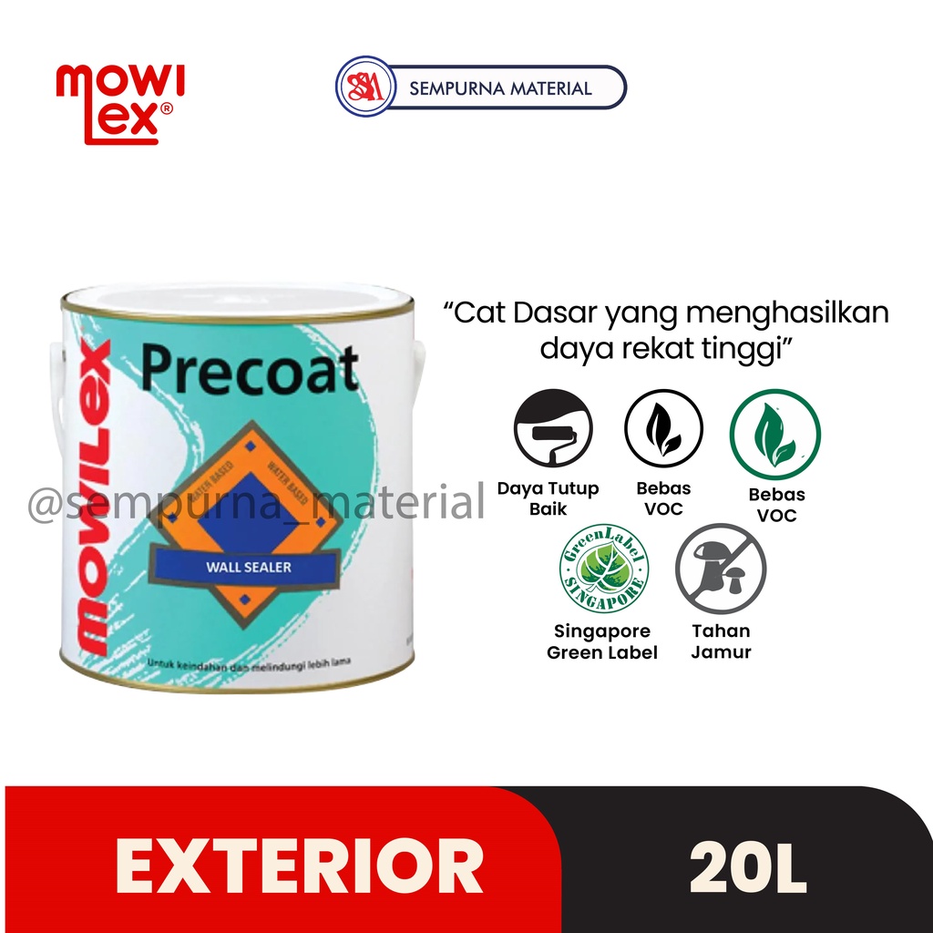 Cat Dasar Mowilex Precoat 20L - Putih