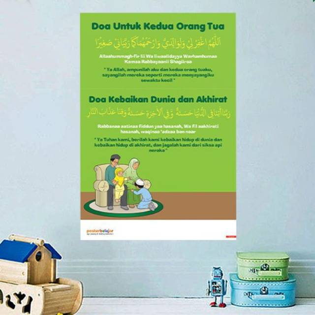 Poster Belajar Doa Sehari Hari Tipe 09