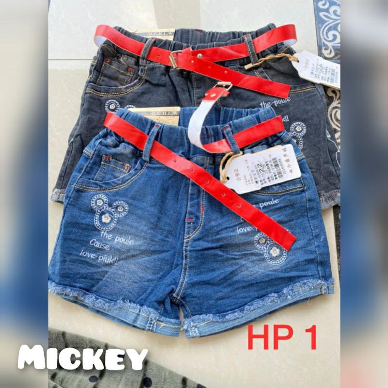 Hotpant Jeans Anak Perempuan Import Premium 1-5 Tahun