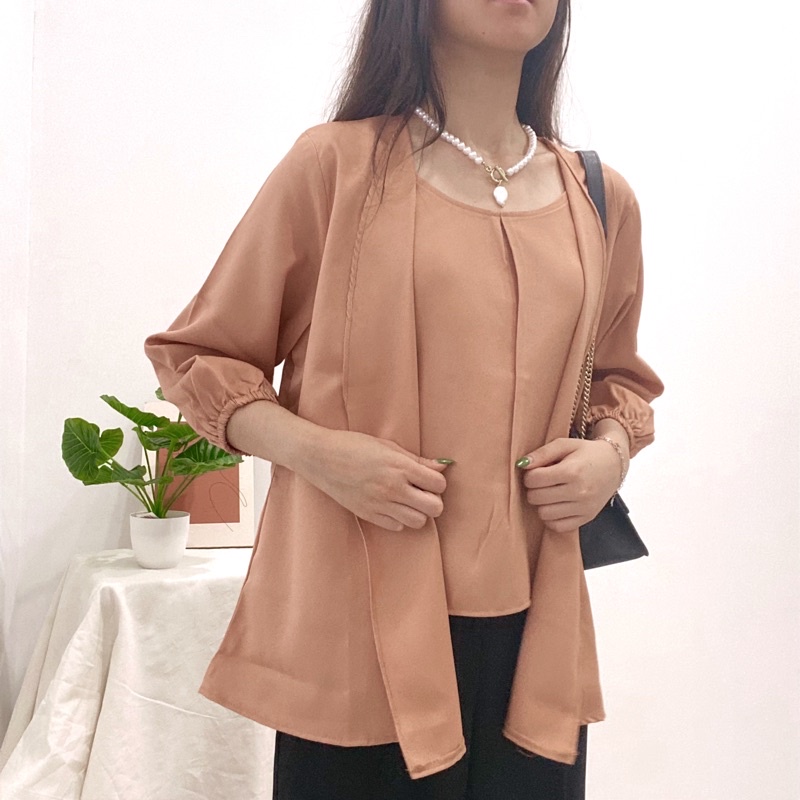 LUCA Cardigan Outer Top 2in1 0343