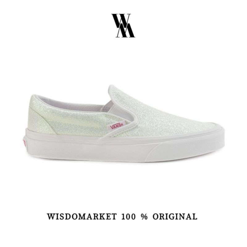 two tone glitter vans