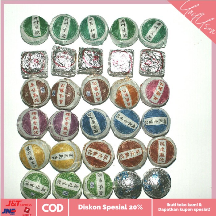 

⭐COD⭐ Chinese Tea Mini Pu Er 5gram