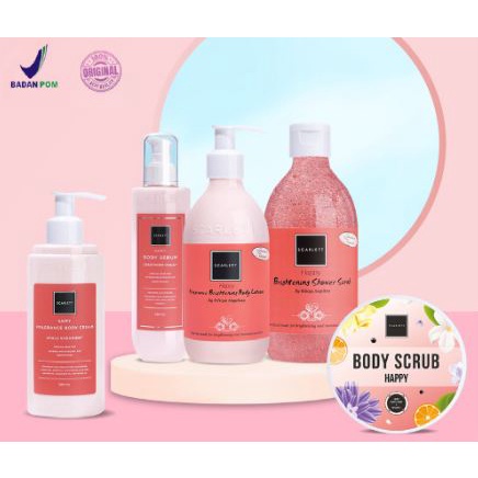 Scarlett Whitening Happy Series PAKET 5in1 Scarlet Happy