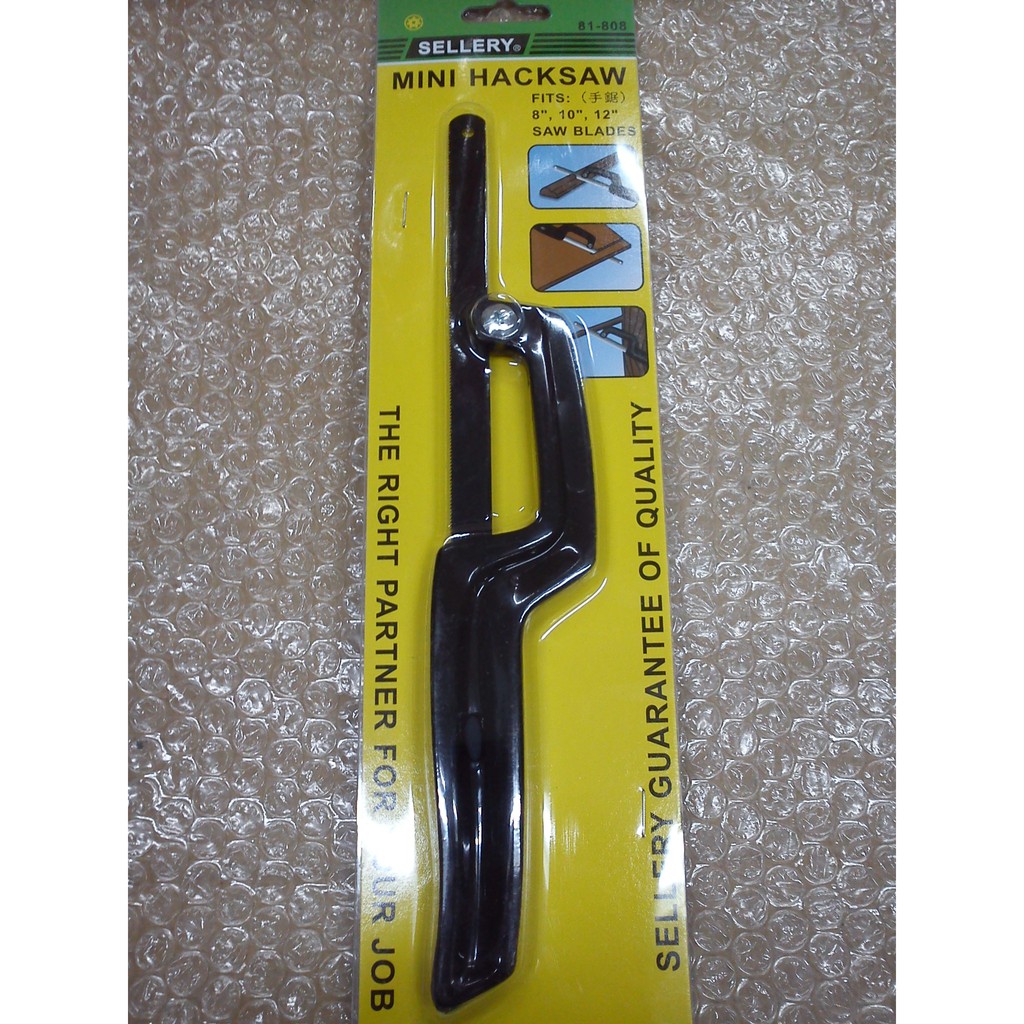 Mini Hacksaw Sellery Gergaji Besi dan Gagang Sellery